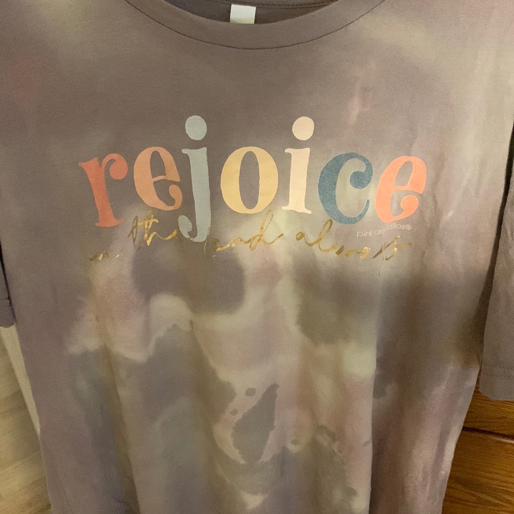 Xl T-shirt purple Ty died